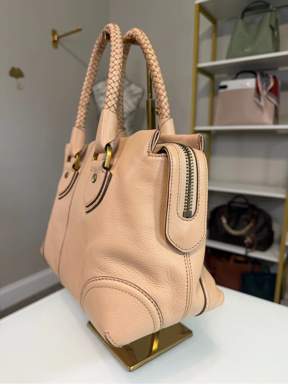 Cole Haan structured beige